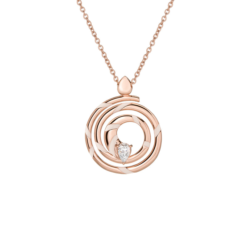 Eternity Coil Necklace - Diamond